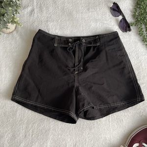 Maui Clothing Company, black swim shorts size 7